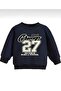 Boys' Chicago27-Legendray-Game Printed 3-Piece Black-Grey-Navy Blue Crewneck Sweatshirt - 2