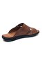 100% Genuine Leather Daily Orthopedic Men's Large Size Velcro Slippers 45-49 - 4