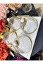 Esterhomedecor 4-Compartment Glass Lid Serving Tray with Marble Base - 6