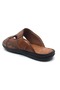 100% Genuine Leather Daily Orthopedic Men's Large Size Velcro Slippers 45-49 - 3