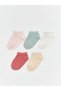 Timeless Clothing & Timeless Choices Embroidered Baby Girl Booties Socks 5-Piece Set