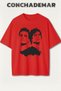 The Vampire Diaries Salvatore Brothers Printed Premium Oversize Cotton T-Shirt