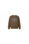 Figure Printed Brown 3-Yarn Comfortable Warm Sweatshirt for Girls/Boys - 2