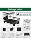 MAJALiS Dish Drainer Rack, Dish Drainer with Drip Tray and Drainer Mat, Stainless Steel Dish Rack with Utensil Holder, Swivel Spout, Draining Board for Kitchen Counter, Black, 2 Tier - 5