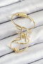 Brass Ring Model Gold Color Cartilage Earring - 2