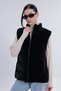 Women's Black Nova Fabric Inflatable Vest - 4