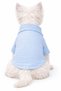 Small Breed 100% Cotton Muslin Light Blue Dog Shirt Dog Apparel (1-10kg) - 4