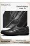 Mens Business Formal Shoes, Faux Leather Shoes, Round Toe Fashion Oxford Flat Shoes, Slip-on Loafers - 4