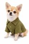 Small Breed 100% Cotton Muslin Khaki Dog Shirt Dog Apparel (1-10kg) - 5