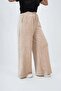Girl's Flared K Velvet J Jogger Pants Pants - 24Wb003 - Beige - 3