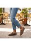 Mink Suede Genuine Leather Women's Loafer Shoes - 4
