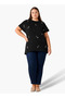 Relaxed Fit Cotton T-shirt with Embellishment - 2