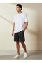 Men Regular Fit Crew Neck Short Sleeves Badge Detail T-shirt - 2