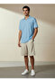 Men Regular Fit Collared Neck Short Sleeve Ribbed Polo T-shirt - 2