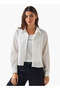 Cotton Shirt with Stripe Texture