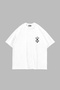 Black Swordsman Printed Oversize Unisex White Tshirt - 2