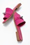 Harbin Women's Genuine Leather Slippers Fuchsia Suede - 5