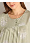 Midi Night Dress Short Sleeves Floral Print Viscose - 4