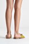 Harbin Women's Genuine Leather Slippers Pistachio Green Suede - 8