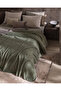 Caureo Single Jacquard Cotton Blanket - Khaki/Mink - 2