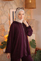 Plum Stone Tunic and Trousers Modal Set - 3
