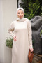 Stone Stand Collar Ribbed Knitwear Dress - 3