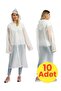 Women's Windproof Hooded Raincoat Eva Raincoat 10 Pieces - 7