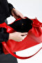 Luvin Red Casual Women's Shoulder, Arm, and Hand Bag - 6