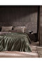 Caureo Single Jacquard Cotton Blanket - Khaki/Mink