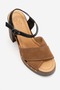 Darrel Women's Genuine Leather Clogs Sandals Tan Suede - 4