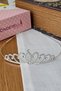 Zircon Stone Girls' Princess Crown Silver Model8 - Birthday Party Wedding Henna Hairband Buckle