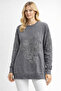 Women's Modal Fabric Embroidered Long Sleeve Loose Blouse