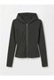 Koor Sports Gray Women's Zippered Sweatshirt with Snap-On Fingers - 2