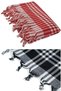 Checkered Picnic Mat Set Red Black Set of 2 100X100 cm Tablecloth, Table Cloth - 4