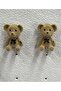 Special Design Plush Teddy Bear Double Earrings with Teddy Bear Figure - 2