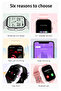 Smartwatch Bluetooth Call, 1.69" Touch Screen, Heart Rate & SpO2, Sleep & Sports, IP67 - 8