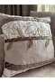 Design Throw Pillow Cover 45X45 Limited Edition Leaf Pattern Light Beige - 3