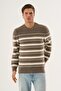 Men's Striped Sweater - 2