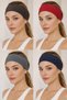 Yoga Hair Band Bandana (Aloyazili) Black Hair Band - Bandana - Black Hair Band