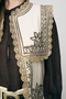 Women's Wide Collar Special Embroidered Natur Vest - 2