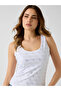 Sleeveless All 4g Logo Women's White Top W6Gp10K2932-G011 - 4