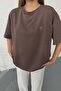 Women's 2-Strap T-Shirt with Heart Accessories Light Brown - 26Y 26606 - 2