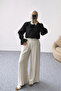 Women's Rose Accessory Ruffle Detailed Buttoned Shirt Blouse - 3