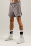 Training Cri-28 Fit Ls Mid Waist 2 in 1 Men's Athlete Shorts with Tights Gray - 2