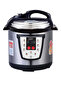 6L Electric Pressure Cooker 1000W – Multi-Function Rice, Slow, Yogurt, Cake, Steam & Warm, Silver