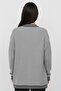 Women's Button-Front Double-Pocket Striped Plus Size Knitwear Cardigan - 4