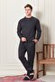 2 İplik Karyoka Stitched Men's Cotton Comfortable Pajama Set - 4