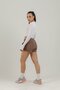 Sportswear Sri-04 Run H 16 cm Lined Underwear Supported Runner Women's Shorts Brown - 4