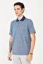Indigo Polo Neck T-Shirt - 2