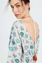 Linen Blend Bat Sleeve Dress - 7